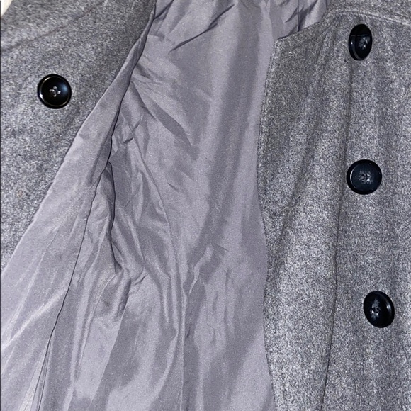 EUC Gray Wool Peacoat - Picture 3 of 6